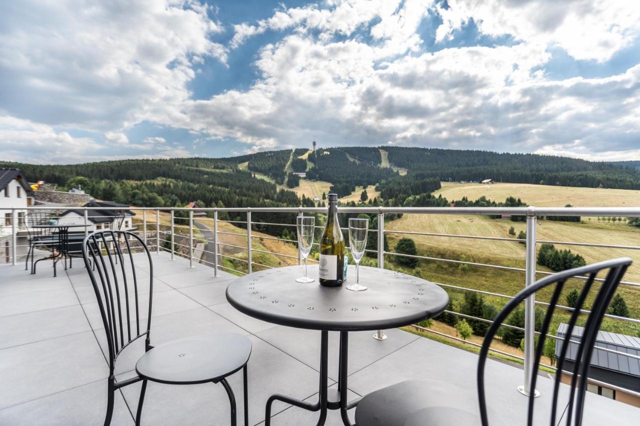 Wellness Villa Klinovec Views Loučná pod Klínovcem Exteriör bild