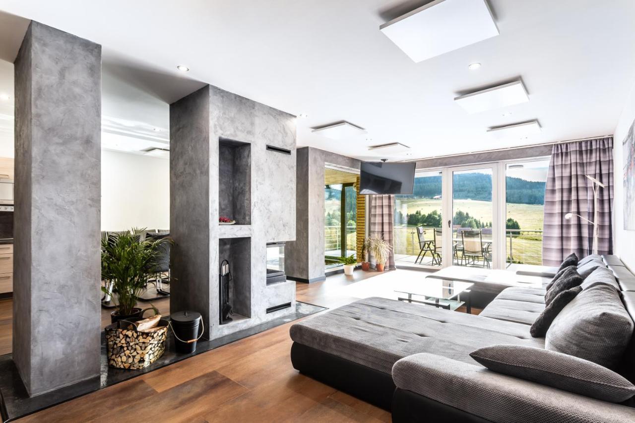 Wellness Villa Klinovec Views Loučná pod Klínovcem Exteriör bild