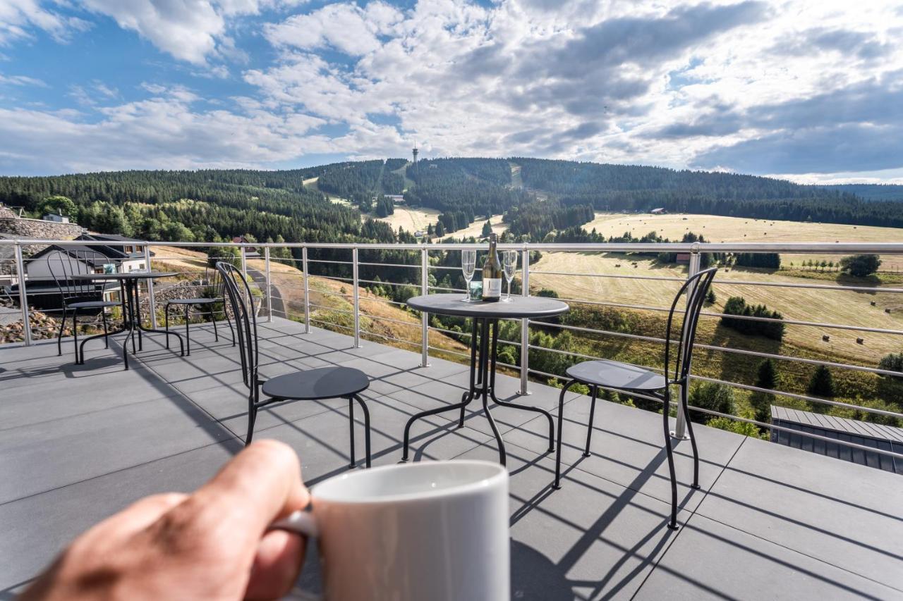 Wellness Villa Klinovec Views Loučná pod Klínovcem Exteriör bild