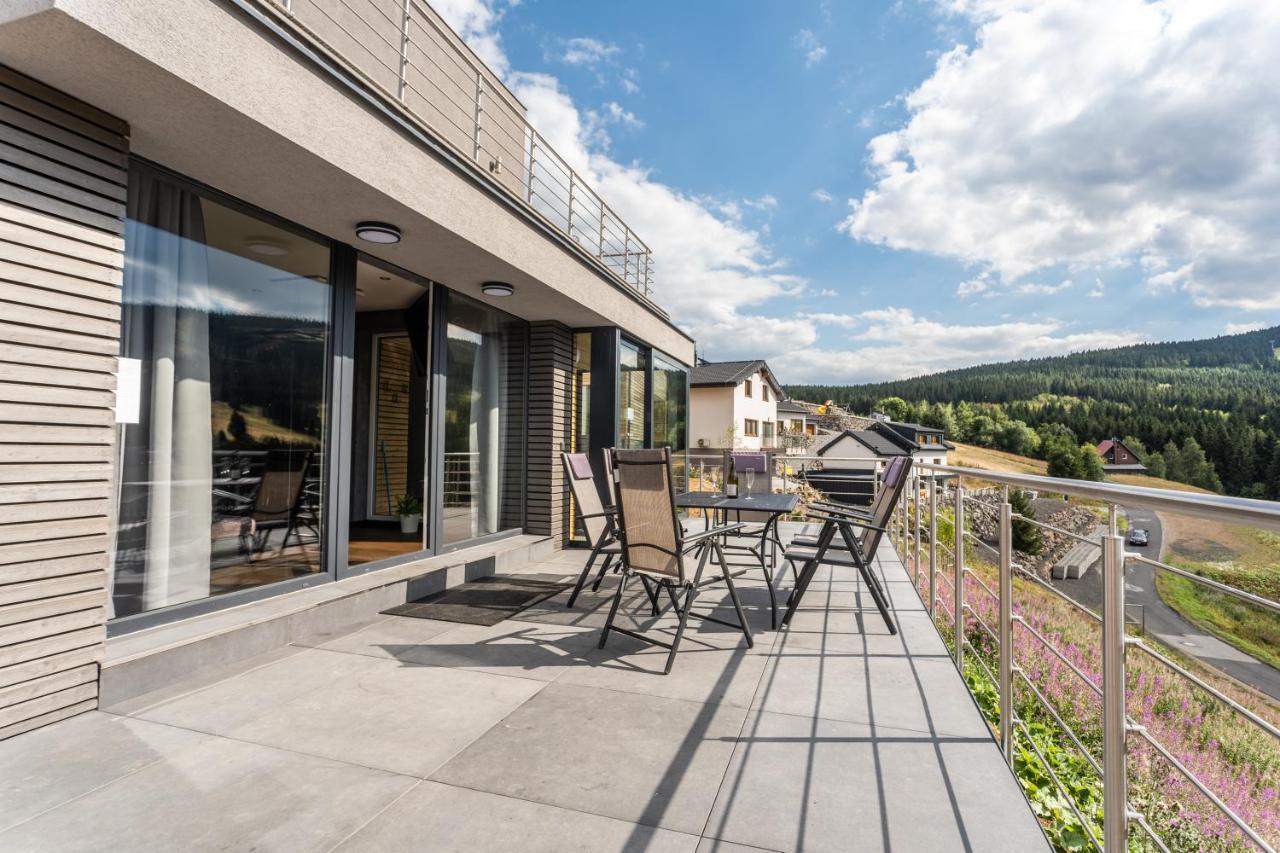 Wellness Villa Klinovec Views Loučná pod Klínovcem Exteriör bild
