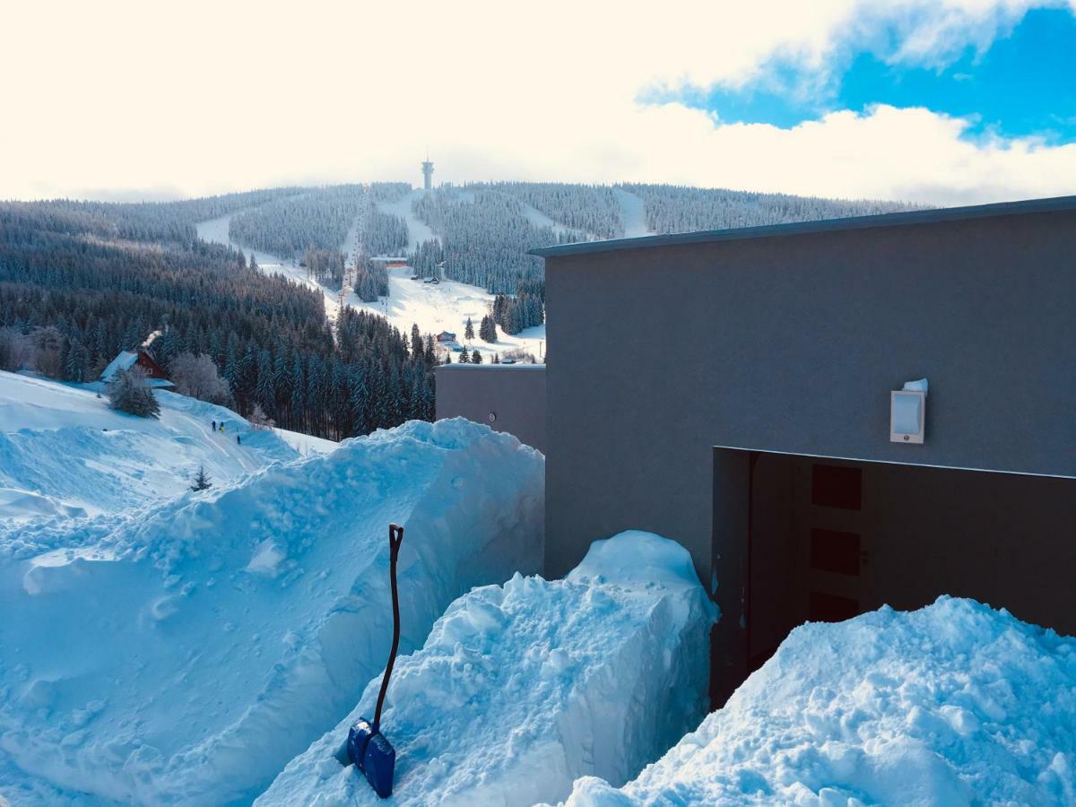 Wellness Villa Klinovec Views Loučná pod Klínovcem Exteriör bild